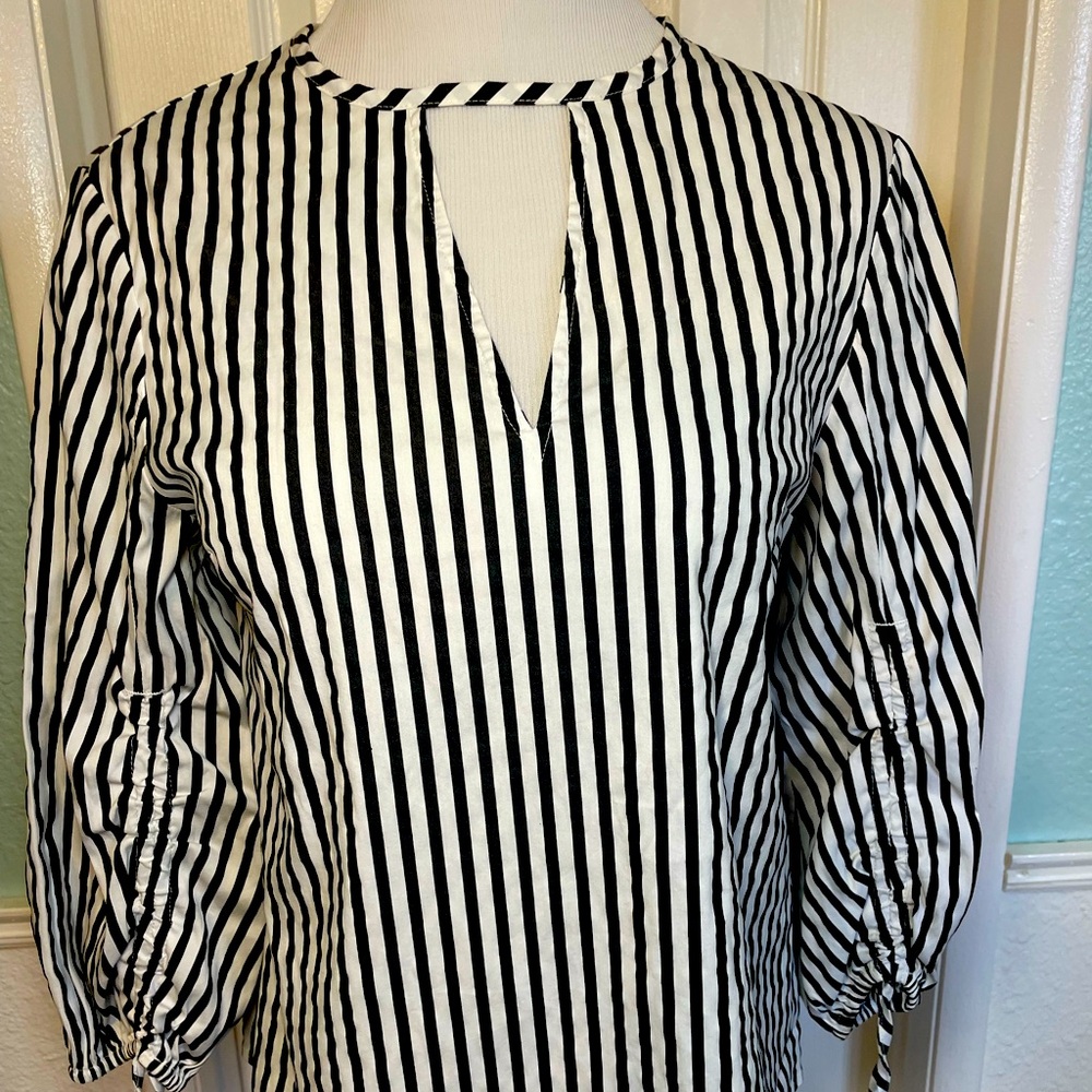 Express Stripped Shirt; Size S